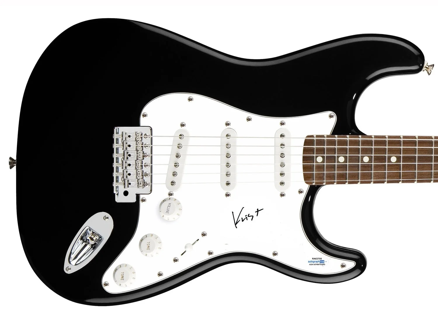Nirvana Krist Novoselic Signed Autographed Guitar ACOA, image 2
