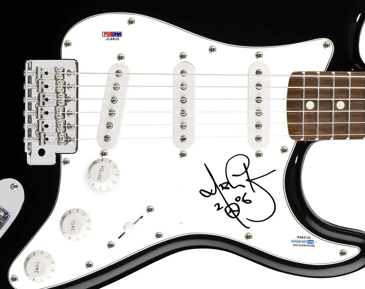 Nils Lofgren Autographed Guitar Bruce Springsteen E-Street Band ACOA, изображение 2