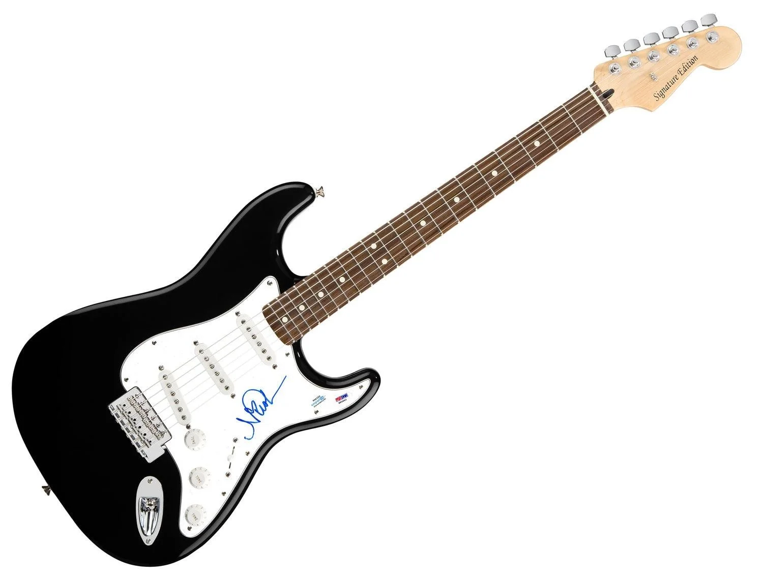 Nicole Scherzinger Signed Autographed Guitar The Pussycat Dolls ACOA PSA, image 3