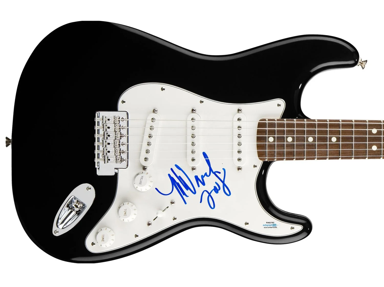 M. Ward Signed Autographed Guitar ACOA, image 2