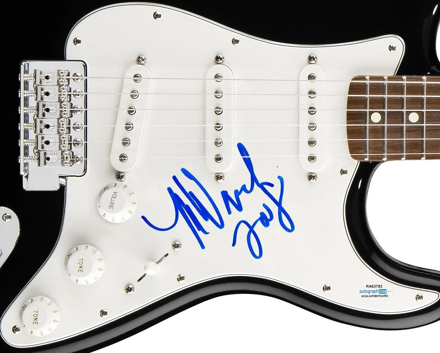 M. Ward Signed Autographed Guitar ACOA, image 3