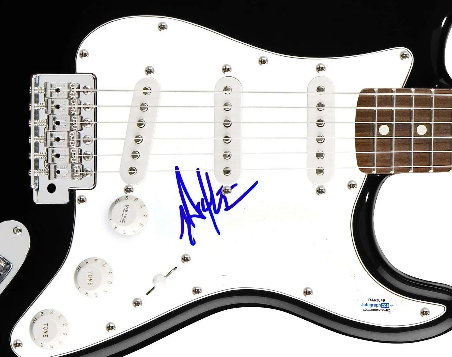 Misfits Doyle Wolfgang von Frankenstein Autographed Guitar ACOA, image 2