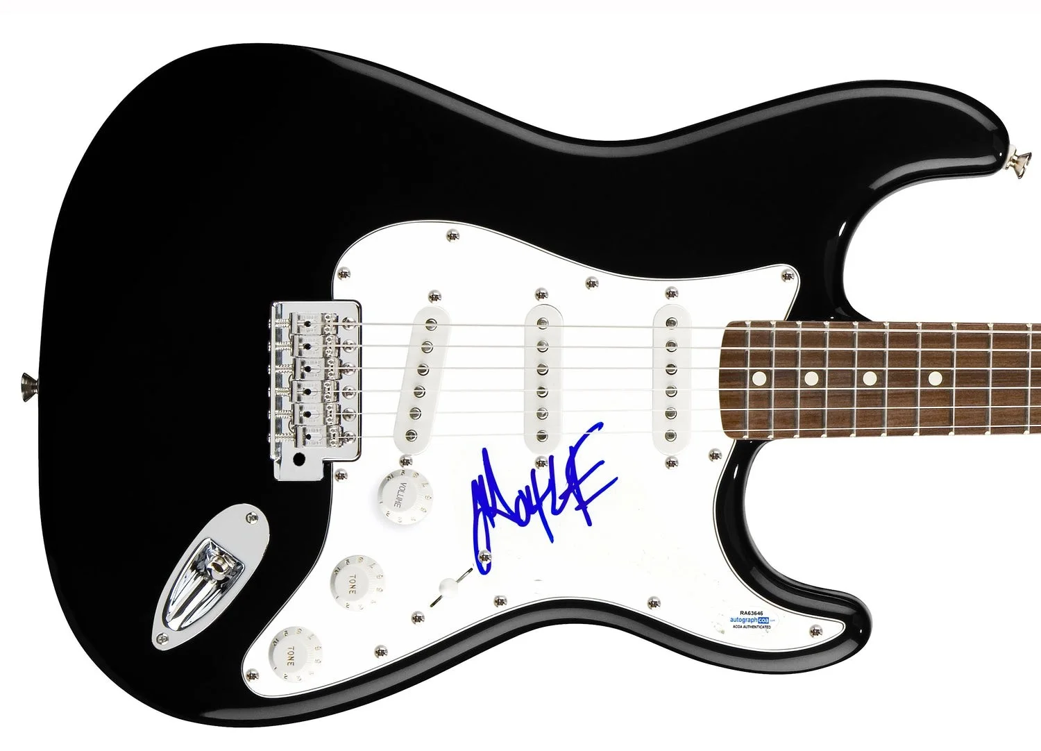 Misfits Doyle Wolfgang von Frankenstein Autographed Guitar ACOA, image 2
