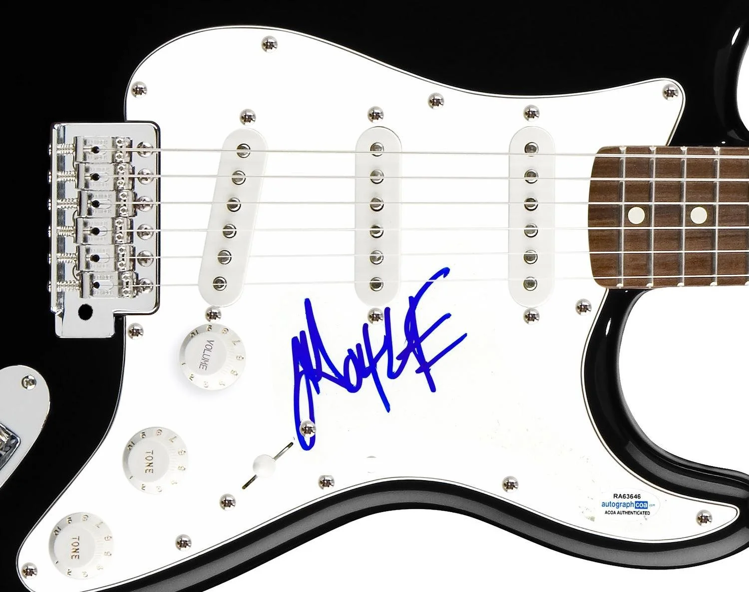 Misfits Doyle Wolfgang von Frankenstein Autographed Guitar ACOA, image 3