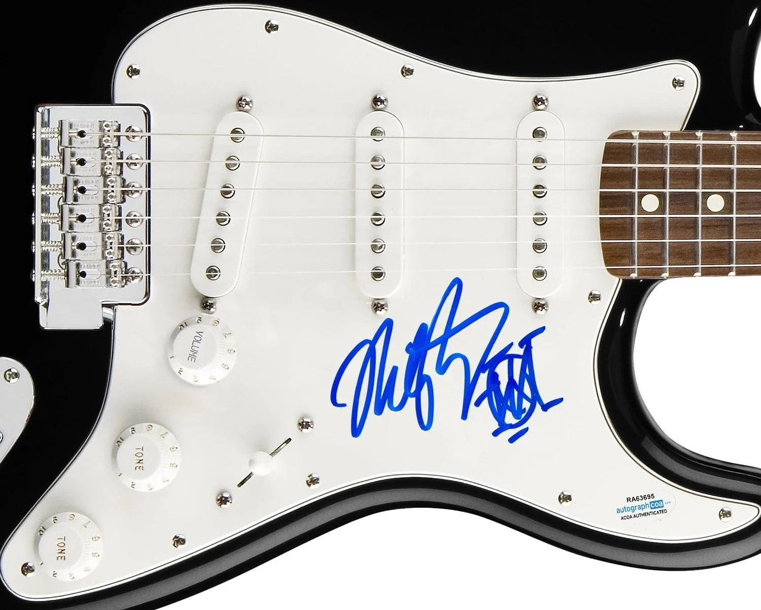 Mike Portnoy Dream Theater Signed Autographed Guitar ACOA, image 3
