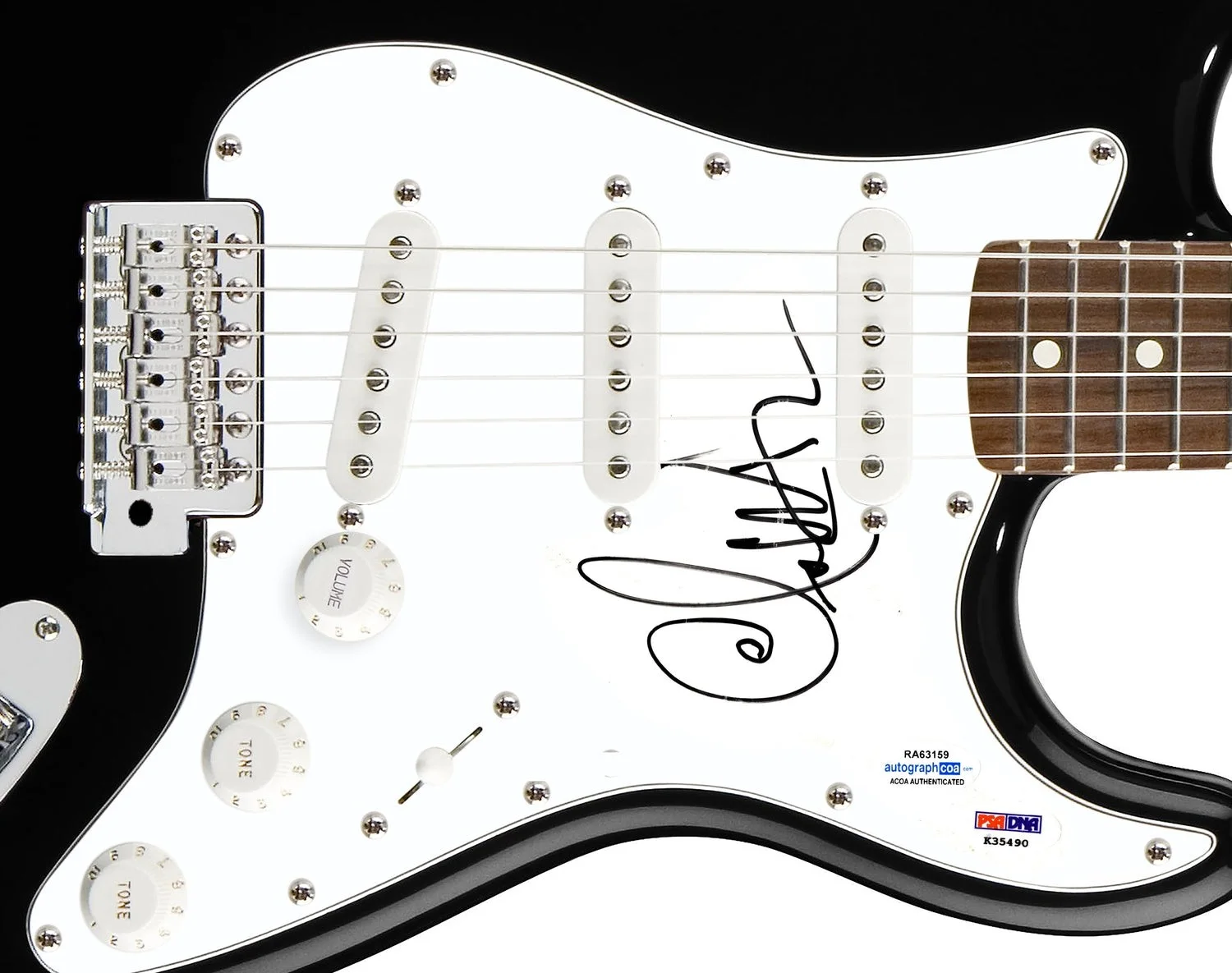MGMT Signed Autographed Guitar ACOA PSA, image 2