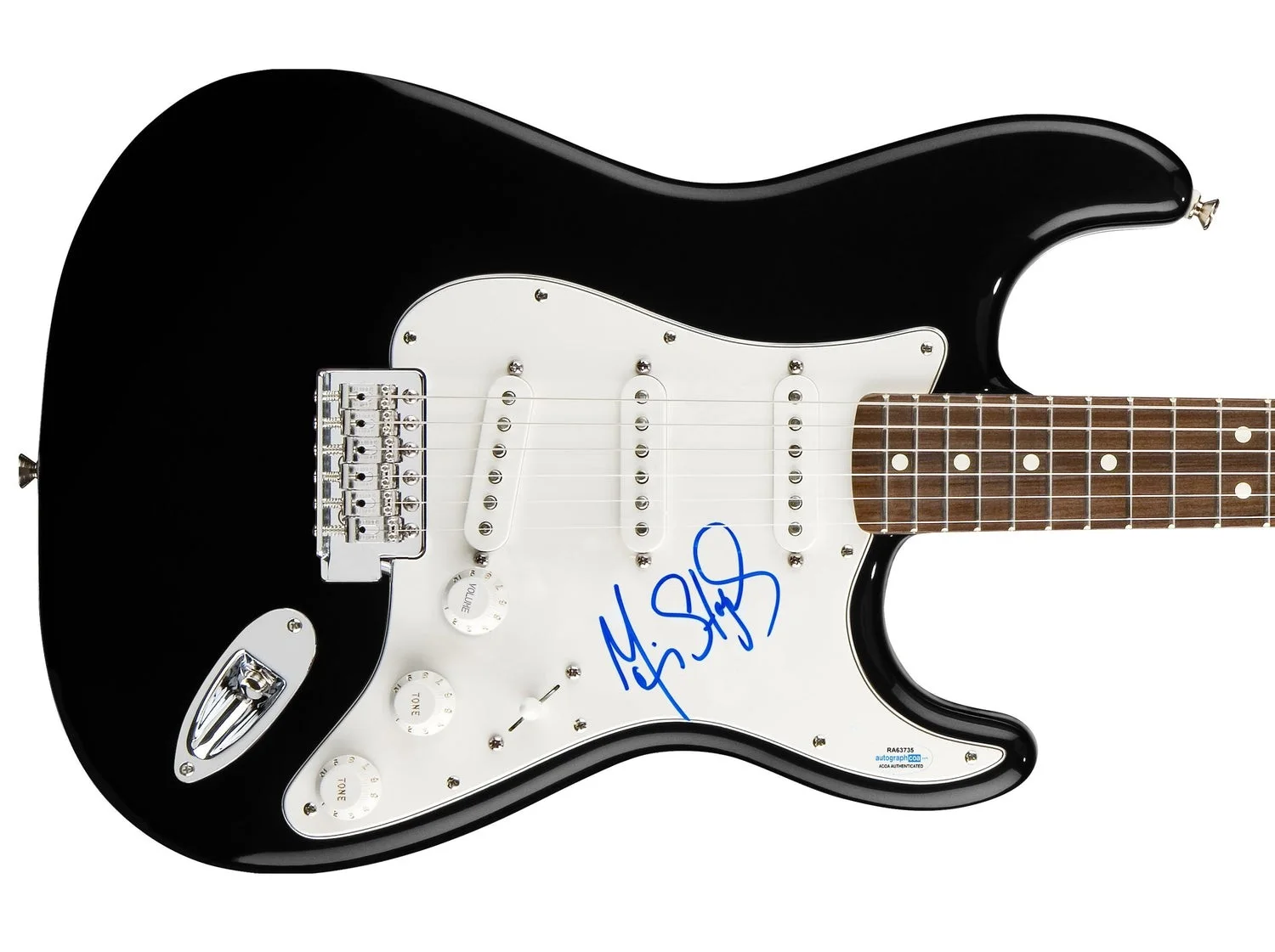 Mavis Staples Signed Autographed Guitar ACOA, image 2