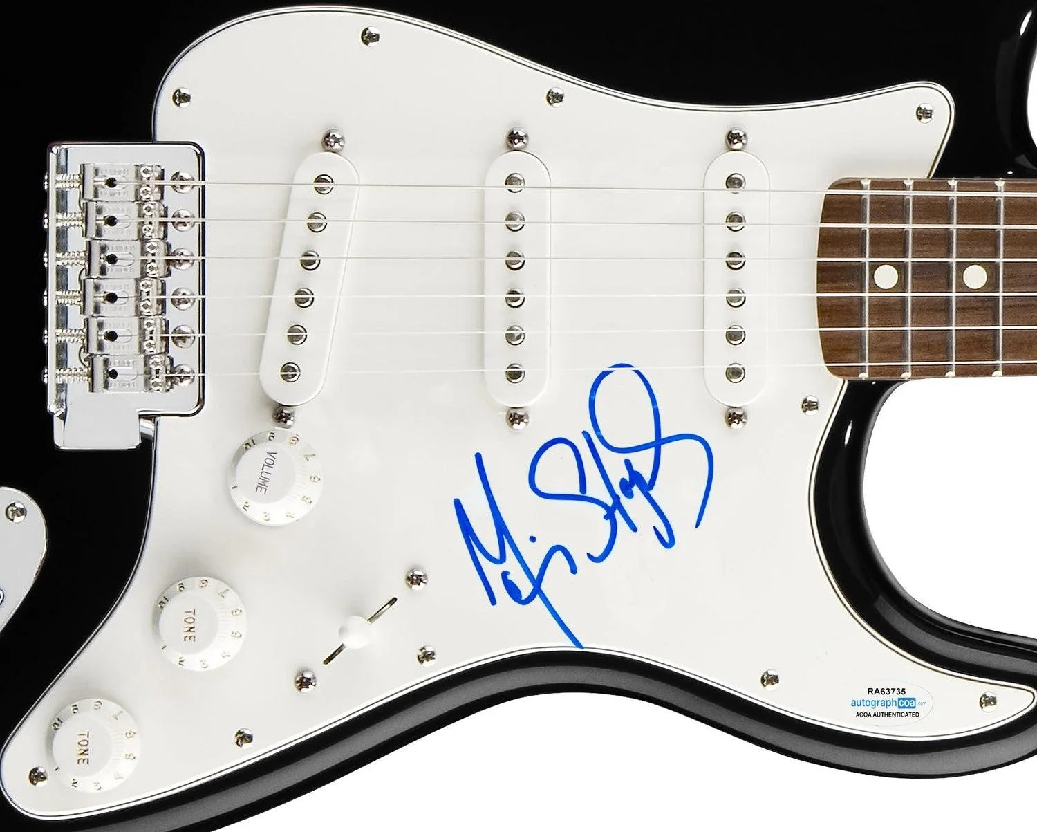 Mavis Staples Signed Autographed Guitar ACOA, image 3
