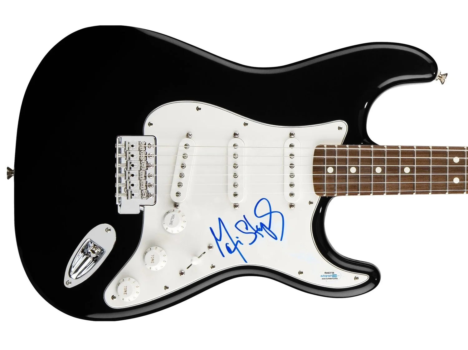 Mavis Staples Signed Autographed Guitar ACOA, image 2