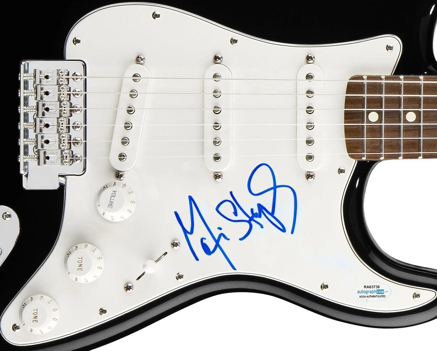 Mavis Staples Signed Autographed Guitar ACOA, image 3