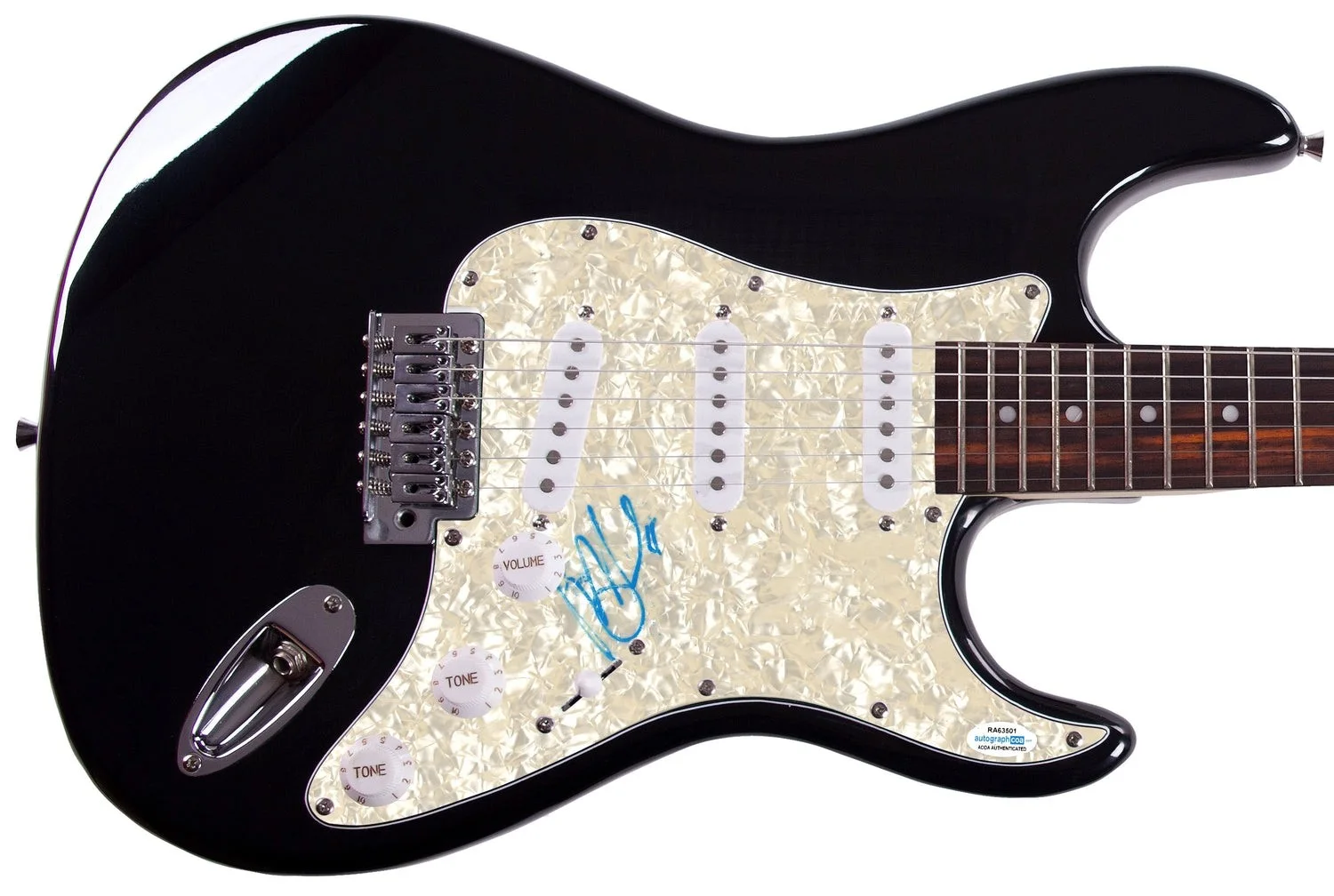 Megadeth Marty Friedman Signed Autographed Guitar ACOA, image 2