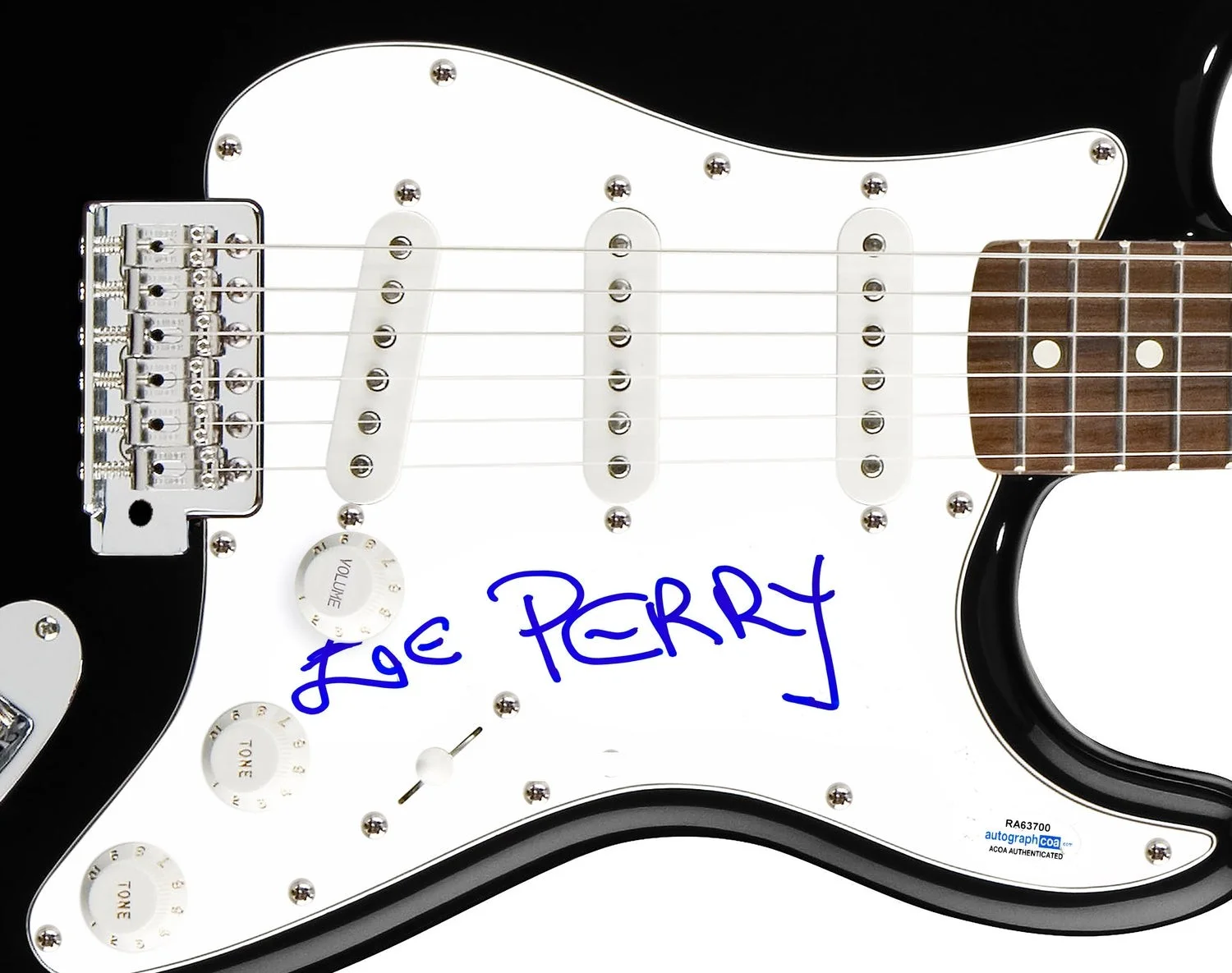 Lee Scratch Perry Signed Autographed Guitar ACOA, image 2