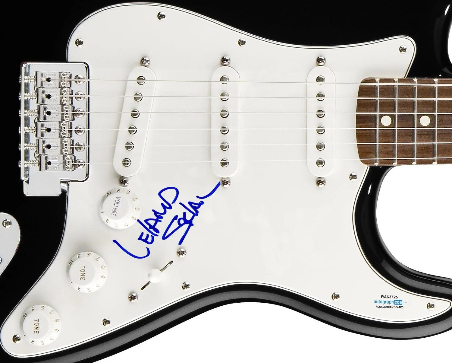 Leland Sklar Signed Autographed Guitar ACOA, image 3