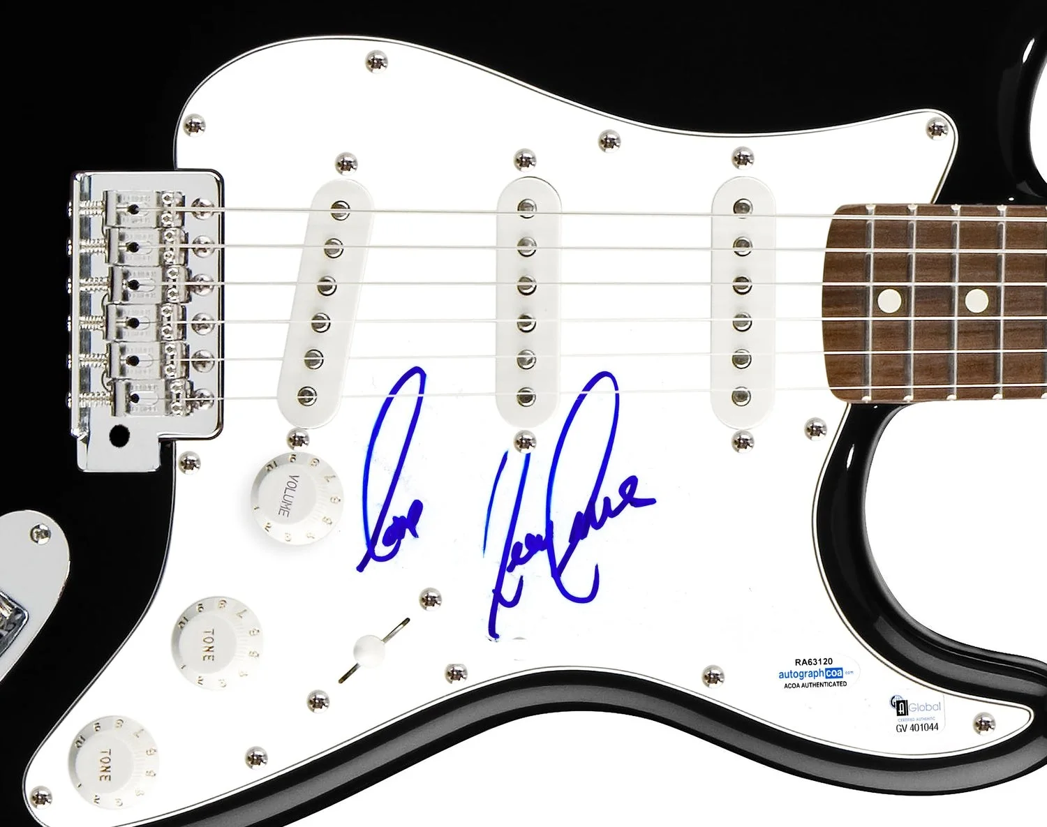 Leona Lewis Signed Autographed Guitar ACOA, image 2