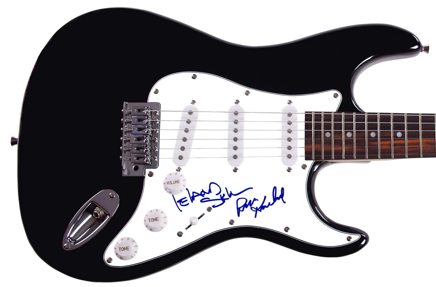 Leland Sklar Autographed Signed Guitar, image 2