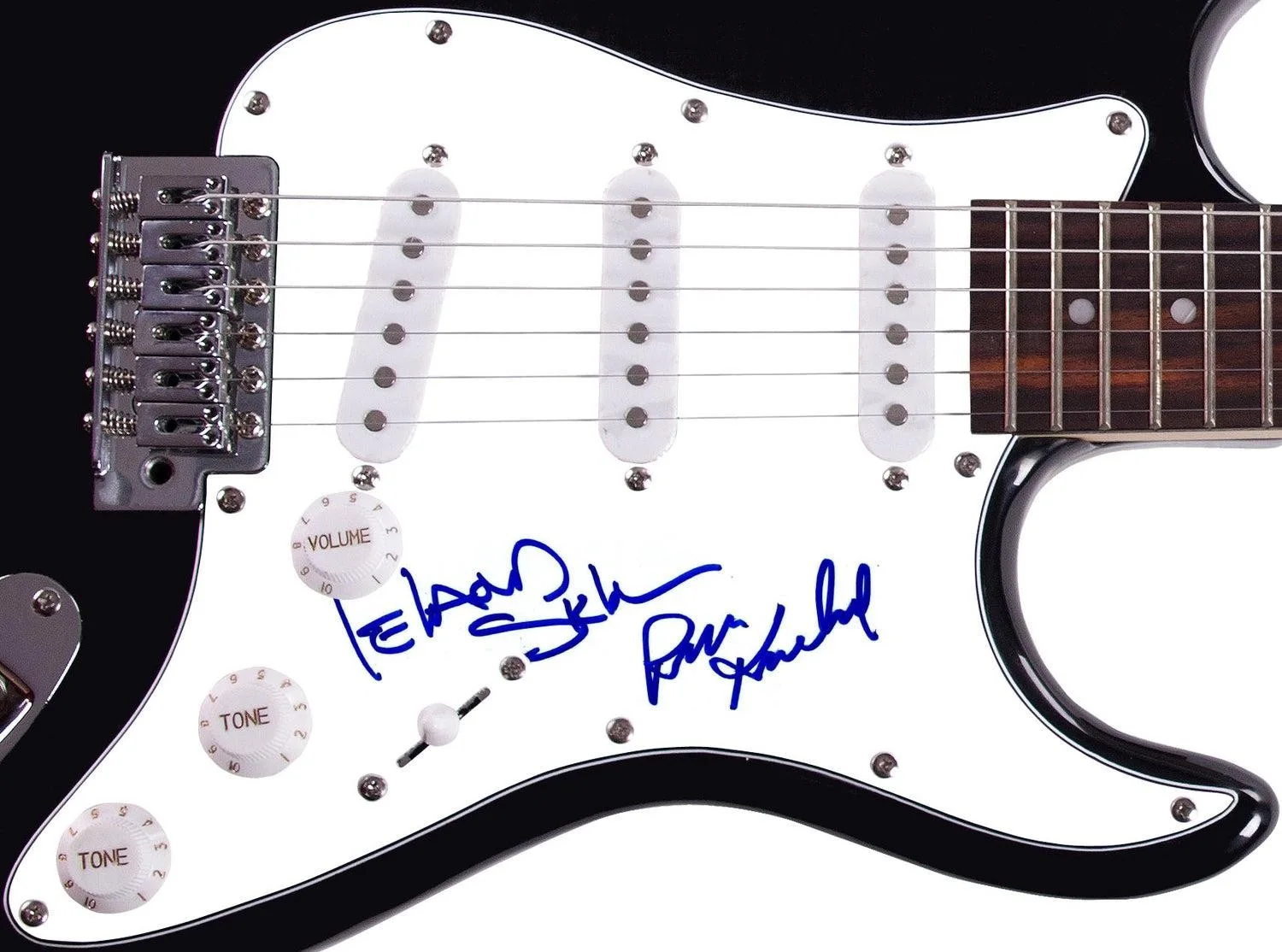 Leland Sklar Autographed Signed Guitar, image 3