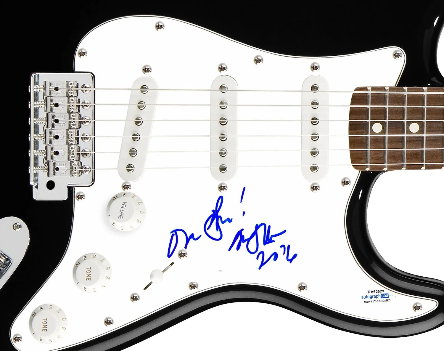 Lauryn Hill Signed Autographed Guitar The Fugees ACOA, image 2