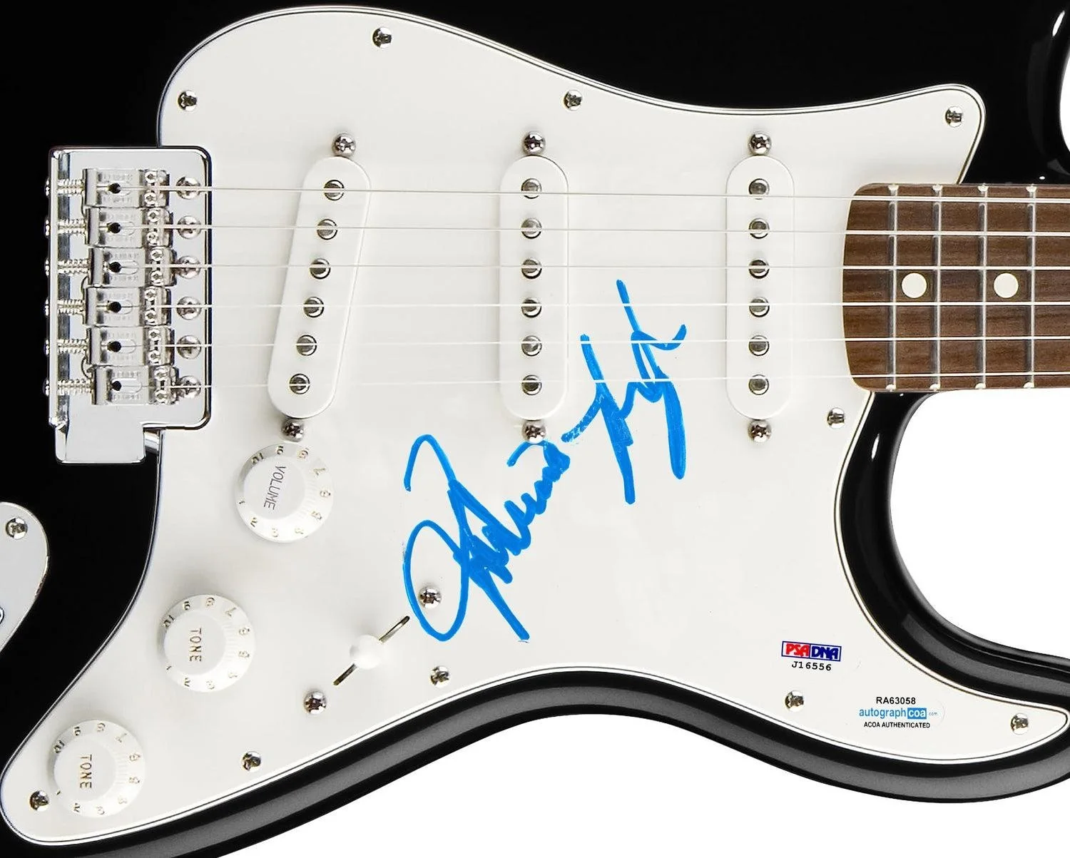 Julianne Hough Signed Autographed Guitar ACOA, image 3