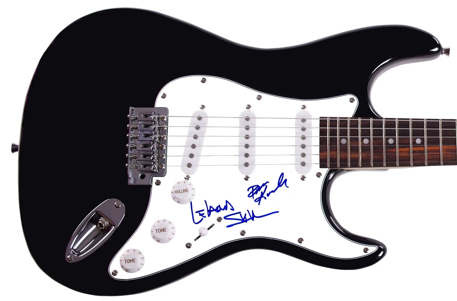 Lee Leland Sklar Signed Autographed Guitar, image 2