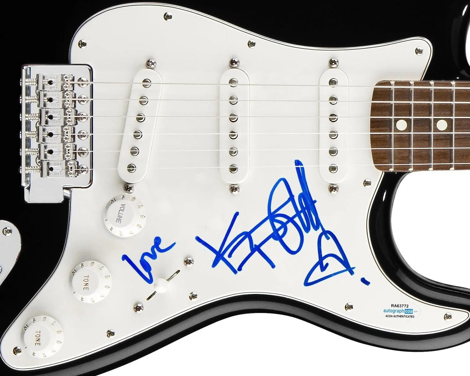 KT Tunstall Signed Autographed Guitar ACOA, image 3
