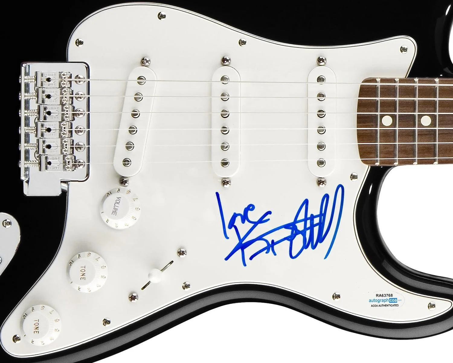 KT Tunstall Signed Autographed Guitar ACOA, image 3