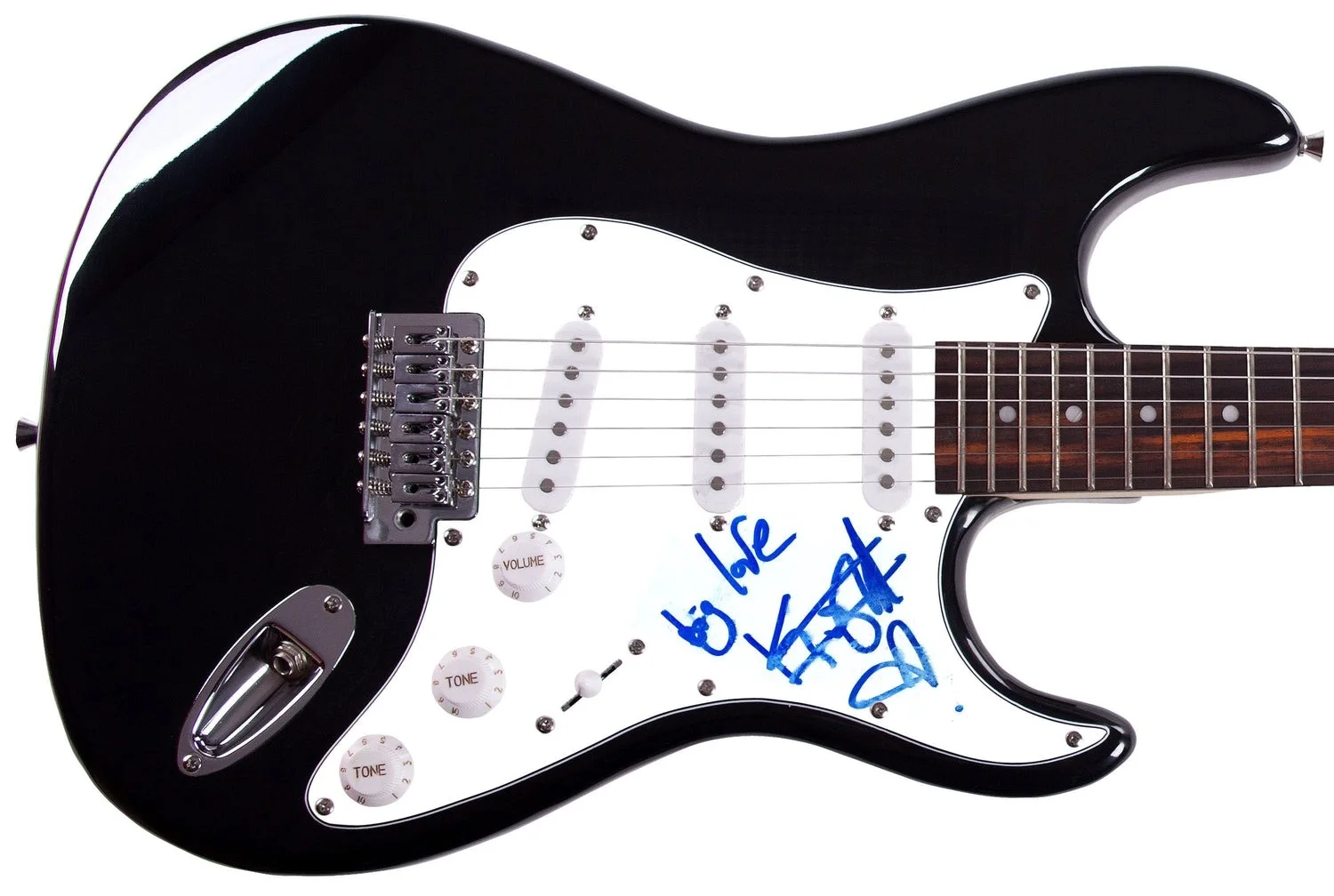 KT Tunstall Signed Autographed Guitar, image 2