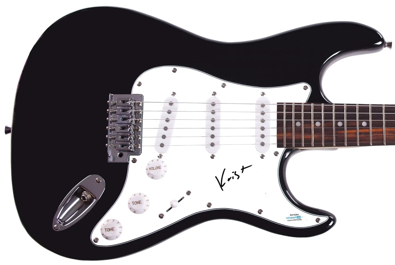 Krist Novoselic Signed Autographed Guitar ACOA, image 2