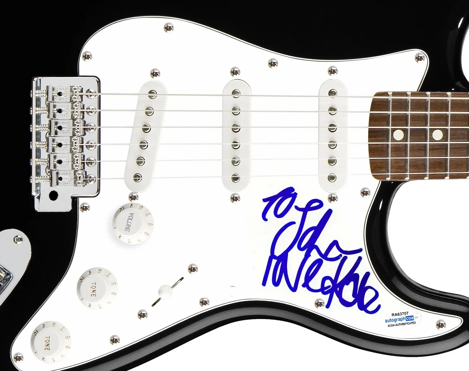 Kate Nash Signed Autographed Guitar ACOA, image 2