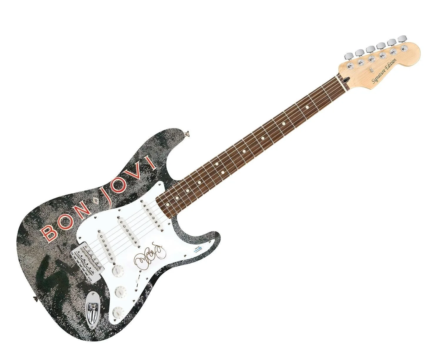 Jon Bon Jovi Signed Autographed Custom Photo Graphics Guitar ACOA ACOA, изображение 3