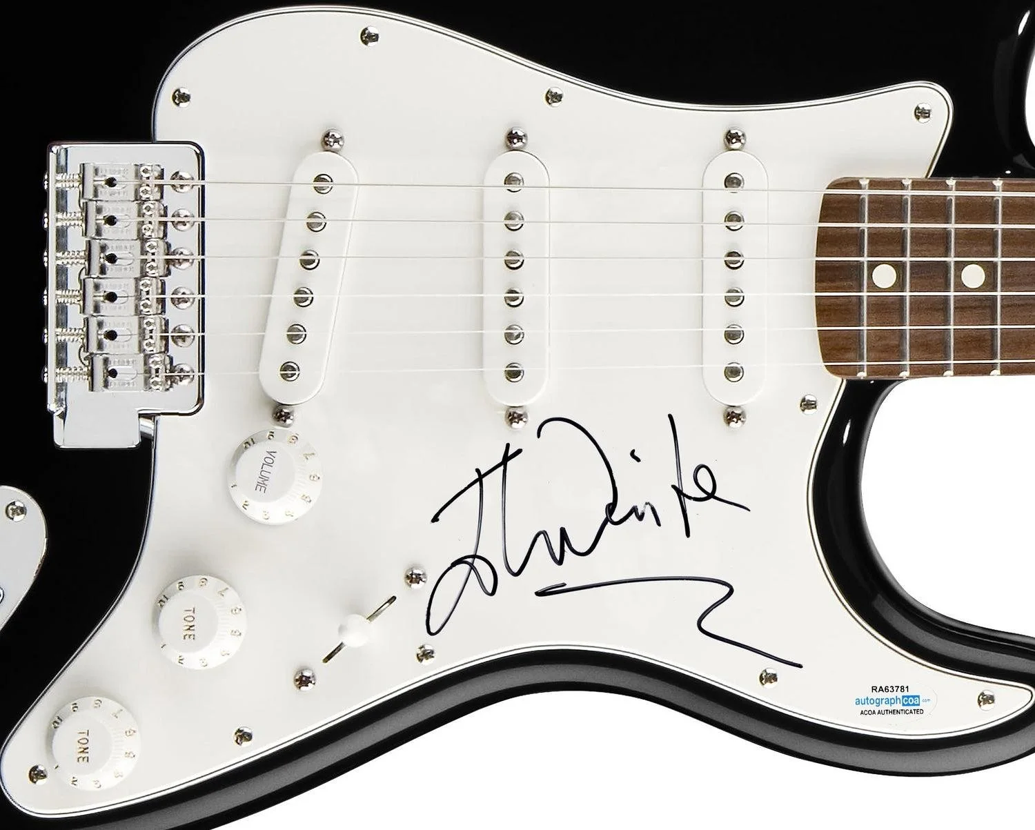 John Waite Signed Autographed Guitar ACOA, image 3