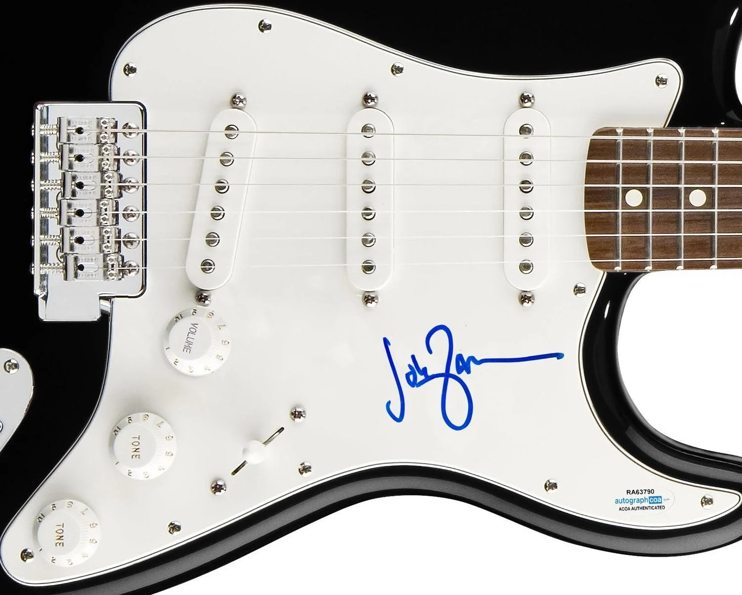John Zorn Signed Autographed Guitar ACOA, image 3