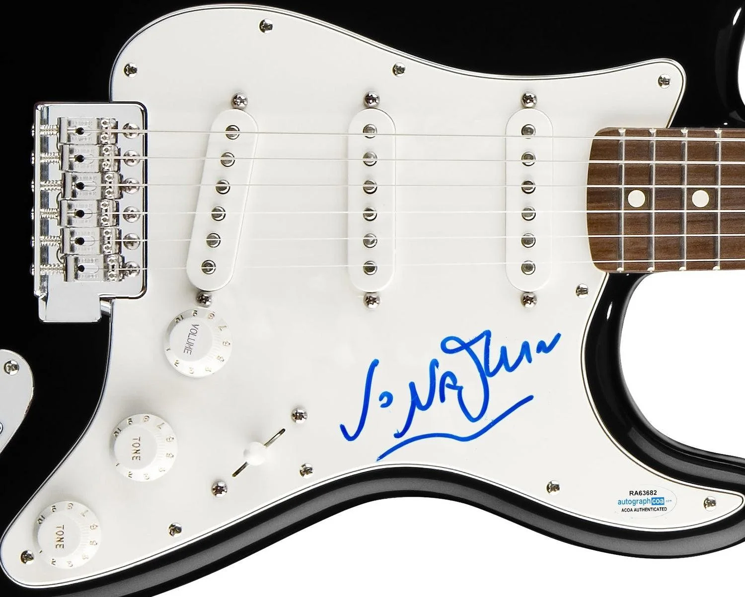 Jonathan Richman Signed Autographed Guitar ACOA, image 3