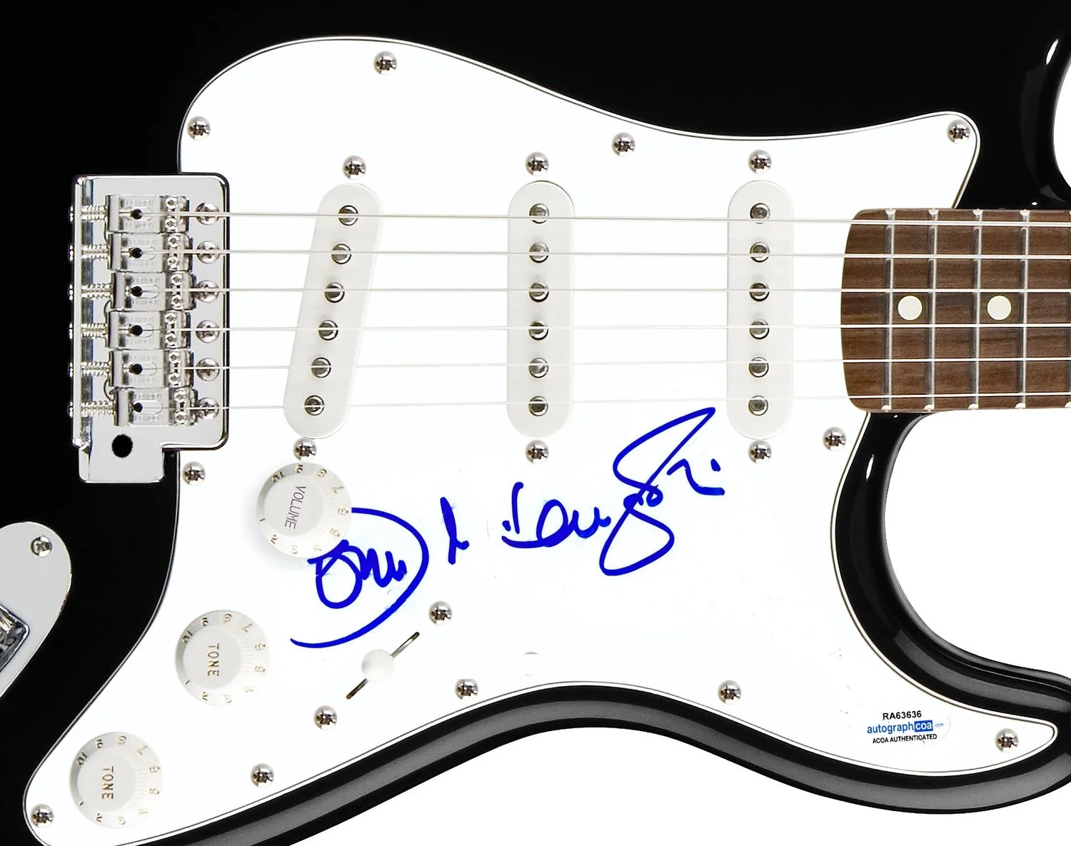 John McLaughlin Signed Autographed Guitar ACOA, изображение 2
