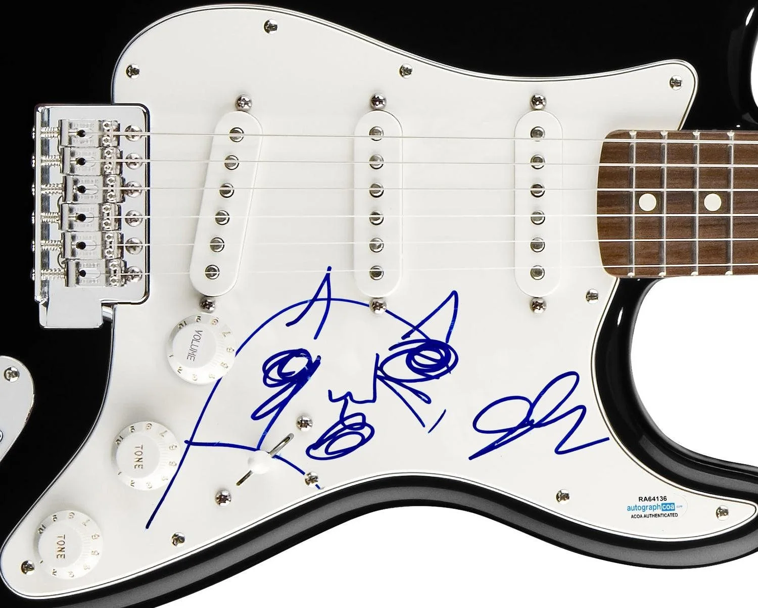 John Gourley Signed Autographed Guitar ACOA, image 3