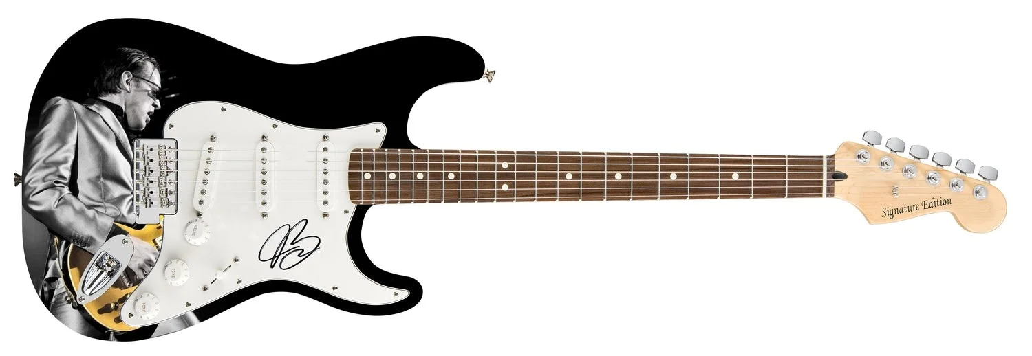 Joe Bonamassa Signed Autographed 1/1 Custom Graphics Photo Guitar, изображение 2