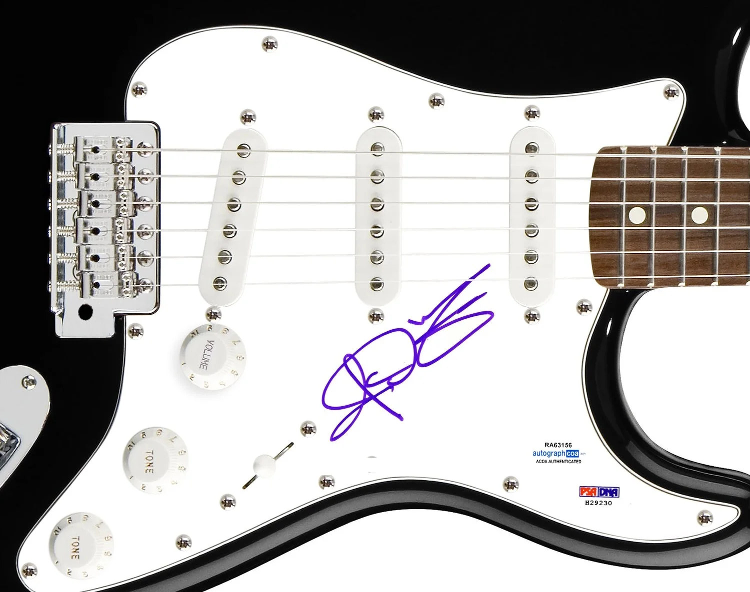 Jo Dee Messina Signed Autographed Guitar ACOA, image 2