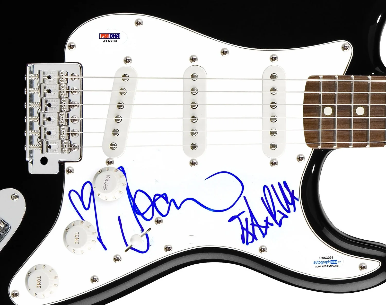 Joan As Police Woman Signed Autographed Guitar Joan Wasser ACOA, изображение 2