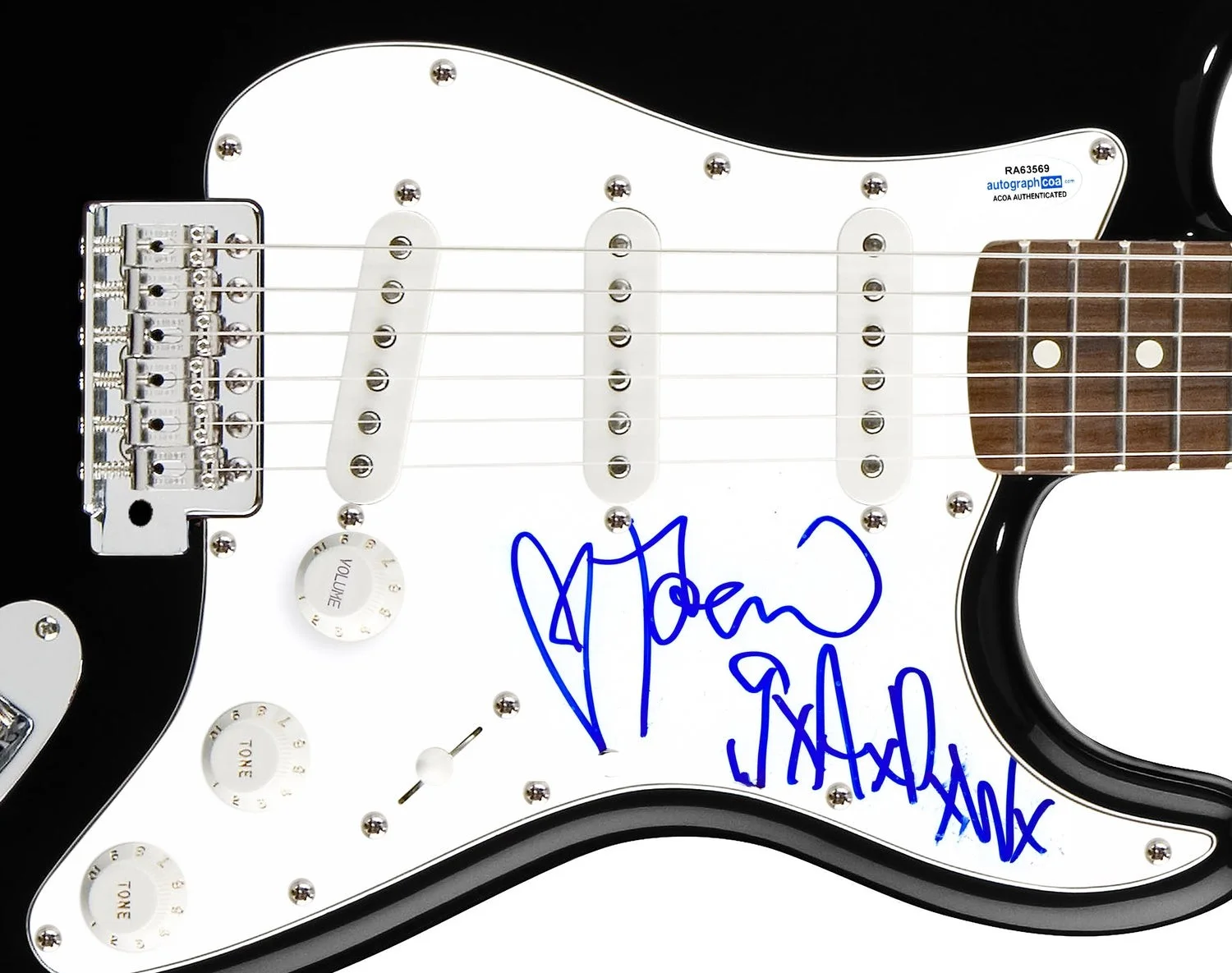 Joan As Police Woman Signed Autographed Guitar Joan Wasser ACOA, изображение 2