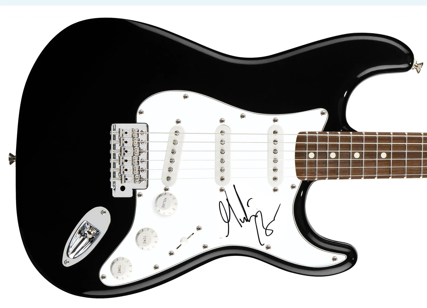 Jethro Tull Marin Barre Signed Autographed Guitar, image 2