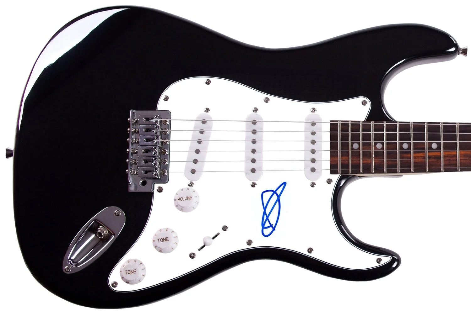 Jessica Simpson Signed Autographed Guitar, image 2