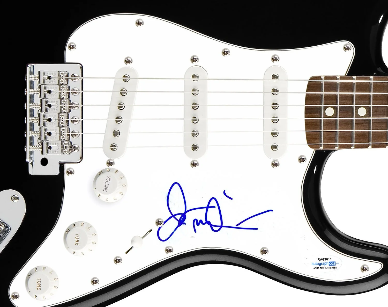 Jesse Malin Signed Autographed Guitar ACOA, image 2
