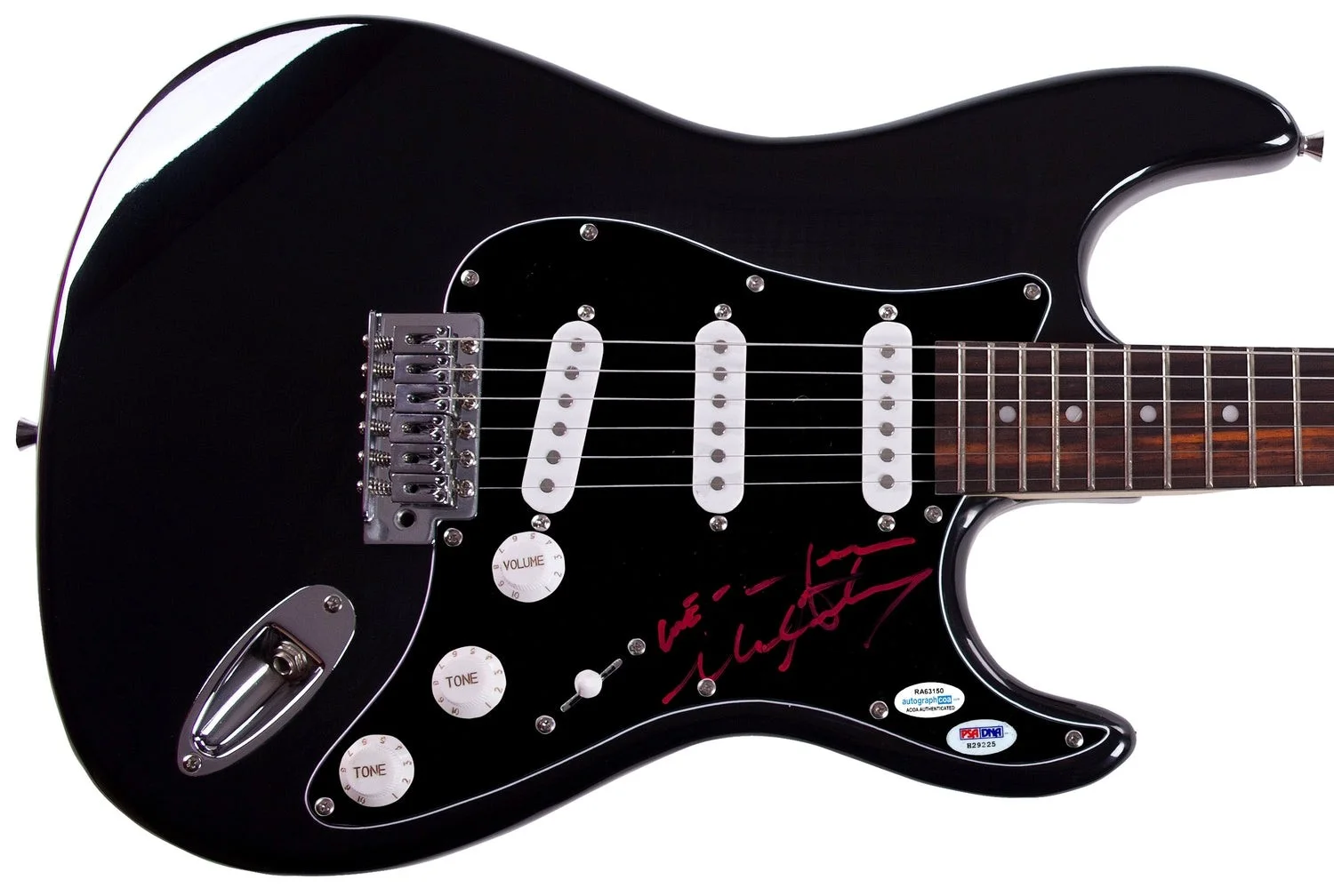 Jesse McCartney Signed Autographed Guitar ACOA PSA, image 2