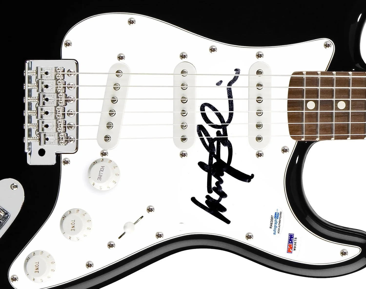 Jefferson Airplane Marty Balin Signed Autographed Guitar ACOA, image 2