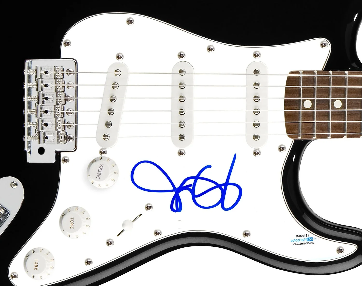 Jenny McCarthy Signed Autographed Guitar ACOA, image 2