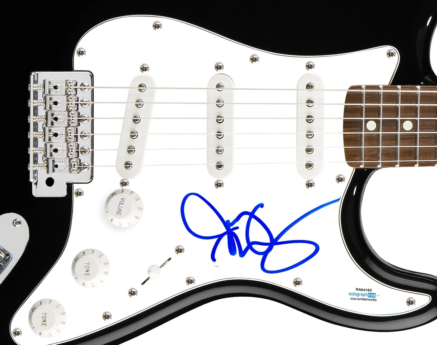 Jenny McCarthy Signed Autographed Guitar ACOA, image 2