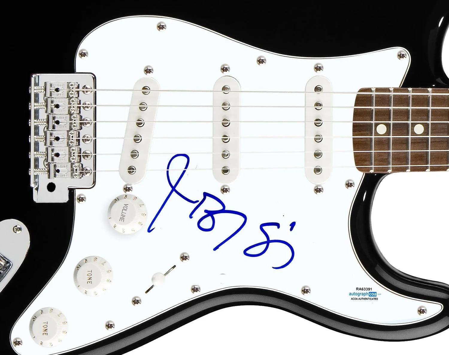 Jason Biggs Signed Autographed Guitar ACOA, image 2