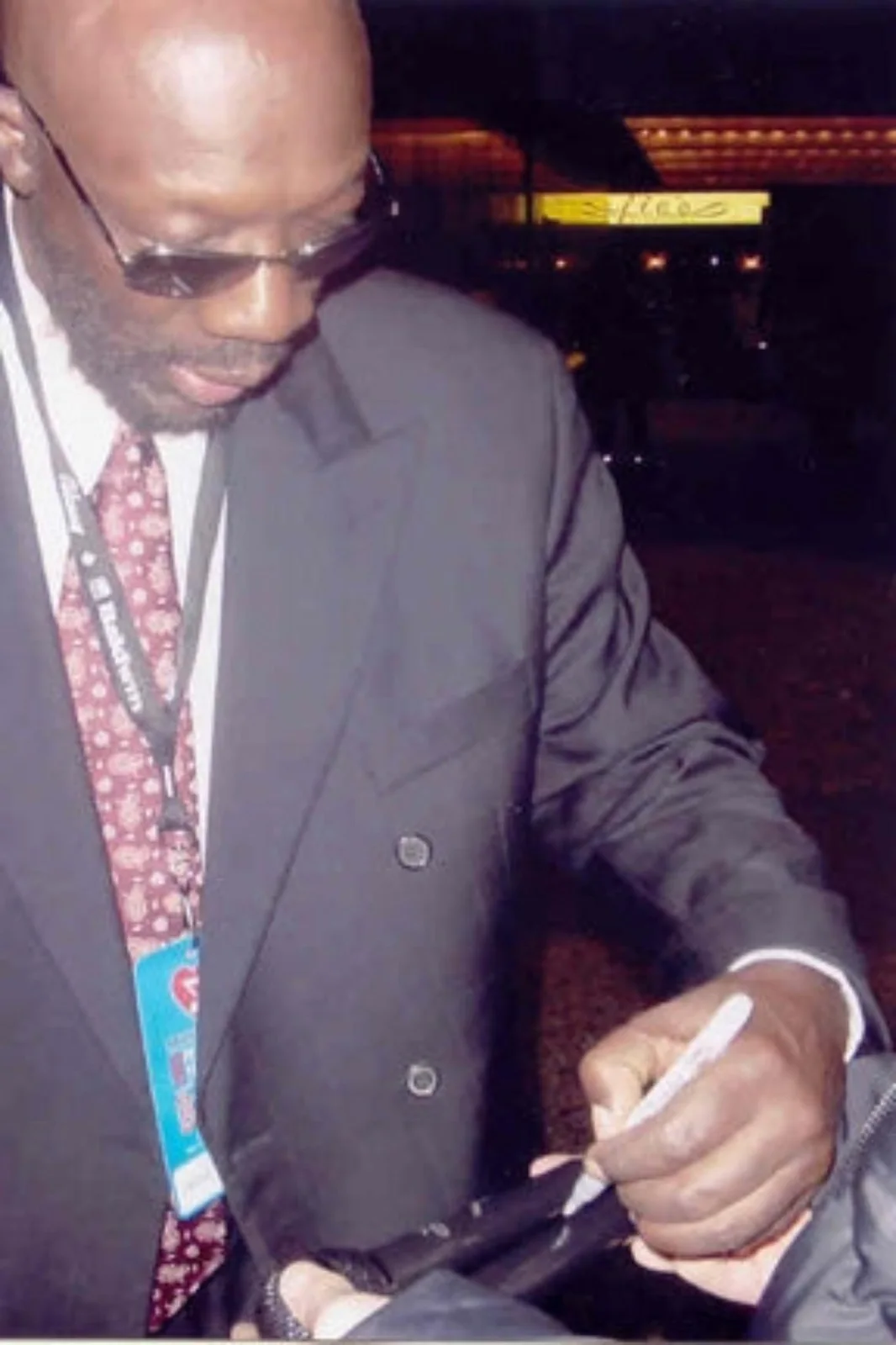 Isaac Hayes Signed Autographed Guitar ACOA, image 5