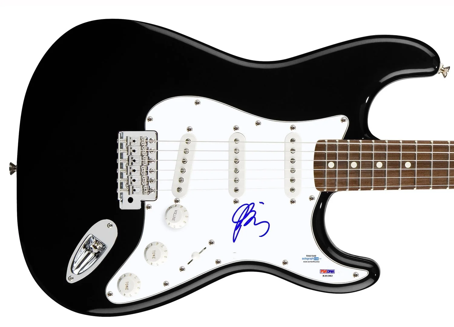 Interpol Paul Banks Signed Autographed Guitar ACOA PSA, image 2