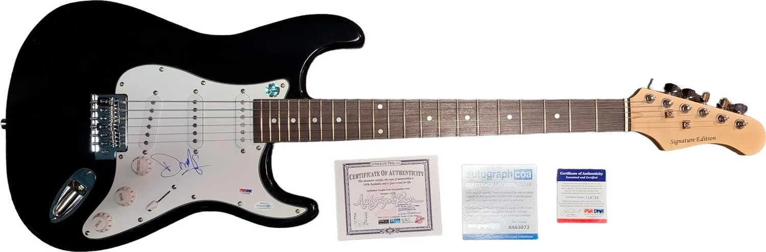 Hoobastank Douglas Robb Signed Autographed Guitar ACOA PSA, image 2