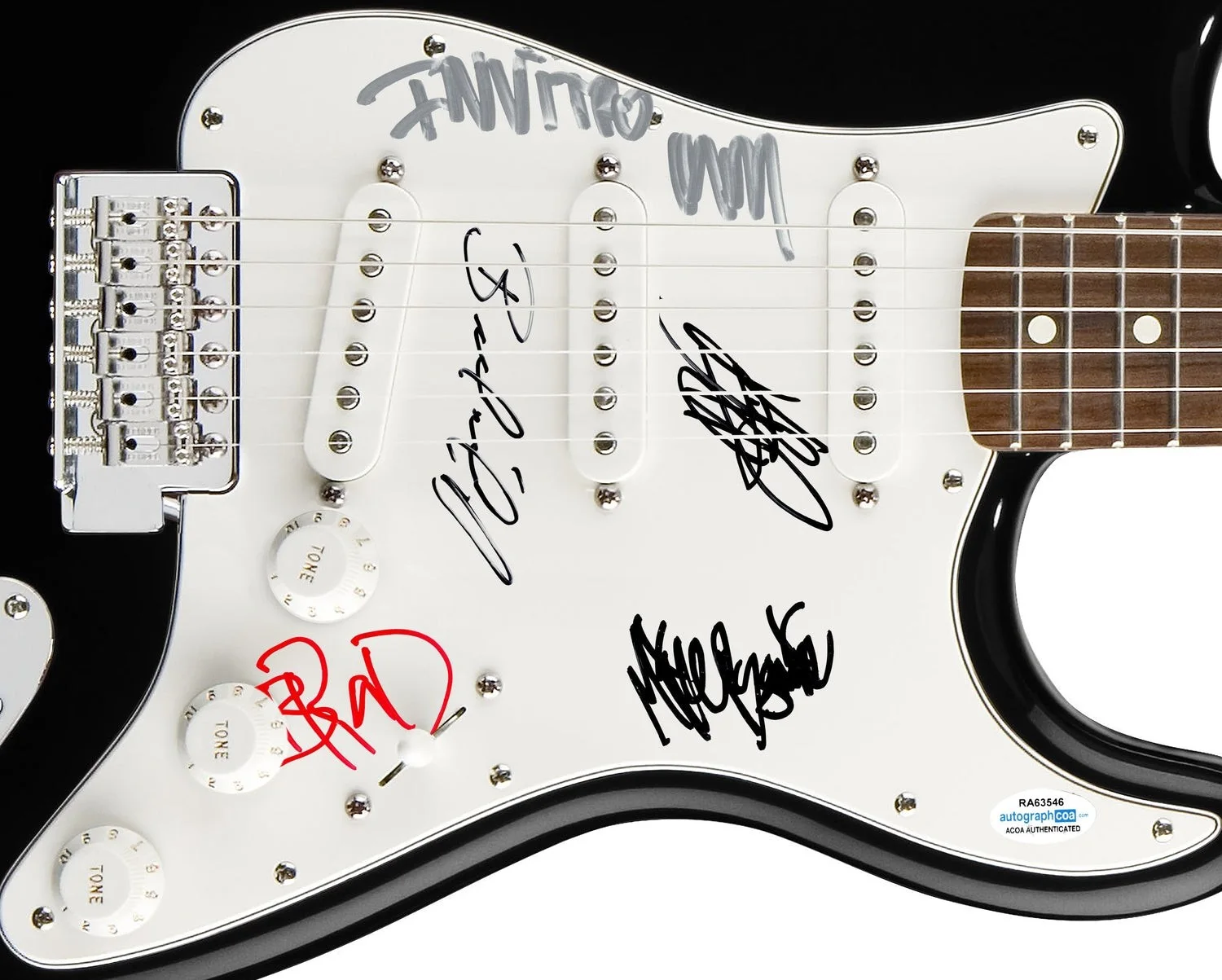 Invitro Signed Autographed Guitar ACOA, image 2